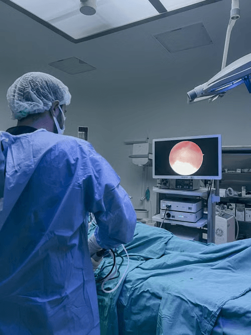 Procedimiento de endoscopía en pabellón de Alta Salud